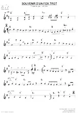 descargar la partitura para acordeón Souvenir d'un fox trot en formato PDF