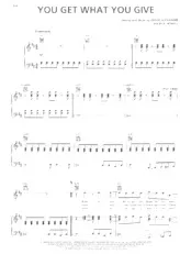 download the accordion score You get what you give (Chant : New Radicals) (Disco Rock) in PDF format
