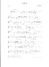 descargar la partitura para acordeón Zen en formato PDF