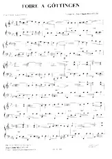 download the accordion score Foire à Göttingen (Valse Alsacienne) in PDF format