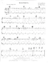 descargar la partitura para acordeón Whispering (Swing Fox-Trot) en formato PDF