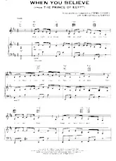 descargar la partitura para acordeón When you believe (Du film ; The Prince of Egypt) (Chant : Mariah Carey & Whitney Houston) (Slow) en formato PDF