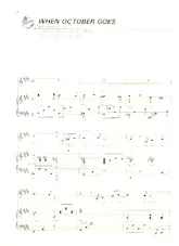scarica la spartito per fisarmonica When October goes (Du film : Paradise Café) (Slow) in formato PDF