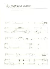 descargar la partitura para acordeón When love is gone (Du film : Paradise Café) (Slow) en formato PDF