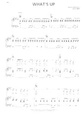 descargar la partitura para acordeón What's up (Chant : 4 Non Blondes) (Slow) en formato PDF