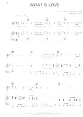 télécharger la partition d'accordéon What is love (Interprètes : Haddaway) (Euro Dance Pop) au format PDF