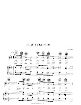 télécharger la partition d'accordéon Fum Fum Fum (Chant de Noël) au format PDF