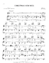 télécharger la partition d'accordéon Christmas mem'ries (Chant de Noël) au format PDF