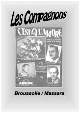 scarica la spartito per fisarmonica C'est ça l'amore (Chant : Les Compagnons de la Chanson / Dario Moreno) (Boléro) in formato PDF
