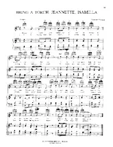 download the accordion score Bring a torch Jeannette Isabella (Chant de Noël) in PDF format