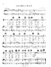 télécharger la partition d'accordéon Amazing Grace (Chant de Noël) au format PDF