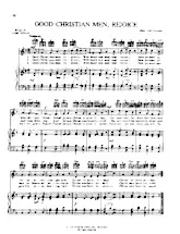 télécharger la partition d'accordéon Good Christian men, rejoice (Chant de Noël) au format PDF