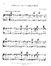 télécharger la partition d'accordéon A Holly Jolly Christmas (Chant de Noël) au format PDF