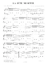 télécharger la partition d'accordéon La fête musette (Valse Musette) au format PDF