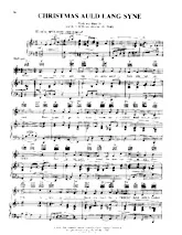 scarica la spartito per fisarmonica Christmas auld lang syne (Chant de Noël) in formato PDF