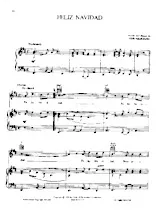 download the accordion score Feliz Navidad (Chant de Noël) in PDF format