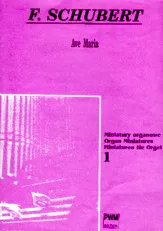 descargar la partitura para acordeón Ave Maria (Transcribed by Tadeusz Mahl) (Orgue Solo) en formato PDF