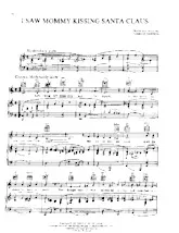 scarica la spartito per fisarmonica I saw Mommy kissing Santa Claus (Chant de Noël) in formato PDF