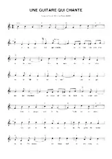 descargar la partitura para acordeón Une guitare qui chante en formato PDF