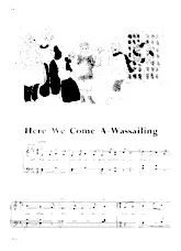 télécharger la partition d'accordéon Here we come a-wassailing (Chant de Noël) au format PDF