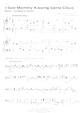 scarica la spartito per fisarmonica I saw Mommy kissing Santa Claus (Arrangement : Martha Mier) (Chant de Noël) in formato PDF