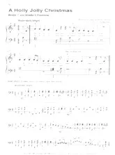 télécharger la partition d'accordéon A Holly Jolly Christmas (Arrangement : Martha Mier) (Chant de Noël) au format PDF