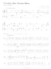 télécharger la partition d'accordéon Frosty the Snow Man (Arrangement : Dennis Alexander) (Chant de Noël) au format PDF