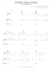download the accordion score 99 red balloons (99 Luftballons) (Chant : Nena) in PDF format