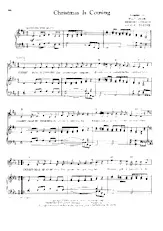 télécharger la partition d'accordéon Christmas is coming (Arrangement : Milt Okum, Robert Corman & C C Carter) (Chant : Harry Belafonte) (Chant de Noël) au format PDF