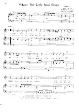 télécharger la partition d'accordéon Where the little Jesus sleeps (Arrangement : Milt Okum, Robert Corman & C C Carter) (Chant : Harry Belafonte) (Chant de Noël) au format PDF