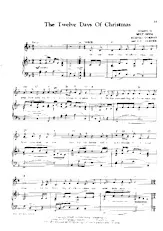 scarica la spartito per fisarmonica The twelve days of Christmas (Arrangement : Milt Okum, Robert Corman & C C Carter) (Chant : Harry belafonte) (Chant de Noël) in formato PDF