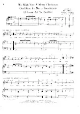 télécharger la partition d'accordéon Medley (We wish you a merry Christmas, God rest ye merry Gentlemen & O come all ye faithful) (Arrangement : Milt Okum, Robert Corman & C C Carter) (Chant : Harry Belafonte) (Chant de Noël) au format PDF