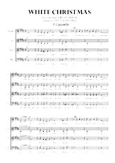 télécharger la partition d'accordéon White Christmas (Arranged by : Paulo  Rowlands) (A Capella) (Quartet : Soprano / Alto / Tenor / Bass) au format PDF