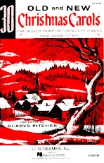 télécharger la partition d'accordéon 30 Old and New Christmas Carols (Arranged : Gladys Pitcher) (Male Voices / T T B B) (18 Titres) au format PDF