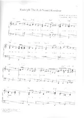 scarica la spartito per fisarmonica Rudolph the red-nosed reindeer  (Arrangement : Carsten Gerlitz) (Chant de Noël) in formato PDF