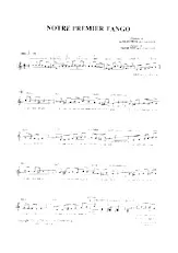 descargar la partitura para acordeón Notre premier tango en formato PDF