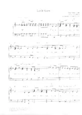 descargar la partitura para acordeón Let it snow (Arrangement : Carsten Gerlitz) (Chant de Noël) en formato PDF