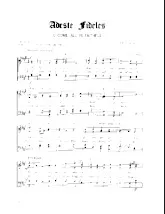 télécharger la partition d'accordéon Adeste Fideles (O come All ye Faithfull) (Arrangement : Walter Ehret & George K Evans) (Chant de Noël) au format PDF