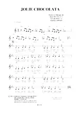 télécharger la partition d'accordéon Jolie Chocolata (Rumba) au format PDF