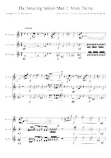télécharger la partition d'accordéon The Amazing Spider-Man 2 : Main Theme (Arranged by : Robert Whitfield) (Arranged for : Bb Trumpet Trio) au format PDF