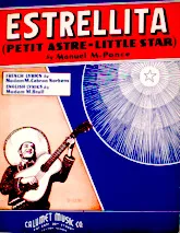 télécharger la partition d'accordéon Estrellita (Petit Astre / Little Star) (Arrangement : Nick Manoloff) (Chanson Mexicaine) (Piano / Vocal) au format PDF
