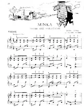 scarica la spartito per fisarmonica Minka / Theme And Variations (Arrangement : Palmer-Hughes) (Accordéon) in formato PDF