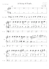 télécharger la partition d'accordéon A String Of Pearls (Arrangement : Jerry Gray) (Piano + Bass Guitar) au format PDF