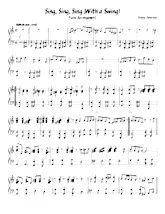 scarica la spartito per fisarmonica Sing Sing Sing (With a Swing) (Arrangement Piano) in formato PDF