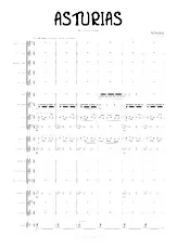 télécharger la partition d'accordéon Asturias (Arrangement : Geoff Colmer) (For Brass Band) au format PDF