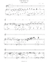 scarica la spartito per fisarmonica Pas sans toi (Arranged by : Egor) (Piano / Vocal) in formato PDF