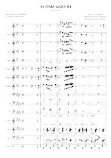 télécharger la partition d'accordéon As time goes by (Original Orquestra Tabajara) (Adaptação : Rocha Sousa) (Big Band) (Fox-Canção) au format PDF