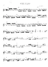 scarica la spartito per fisarmonica 9 de julio (Arrangement : Toufi) in formato PDF