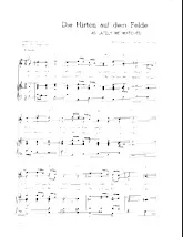 télécharger la partition d'accordéon Die Hirten auf dem Felde (As lately we watched) (Arrangement : Walter Ehret & George K Evans) (Chant de Noël) au format PDF