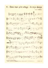 scarica la spartito per fisarmonica Dans mon p'tit village (In mijn dorpje) (Marche) in formato PDF